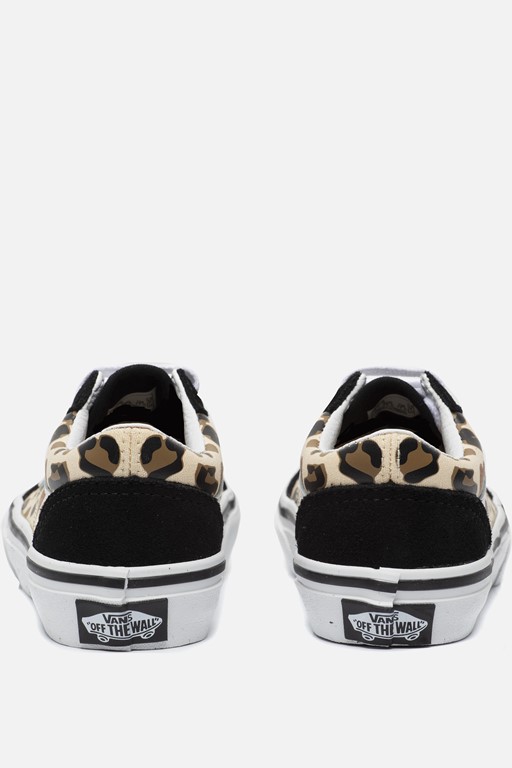 Vans Old Skool Leopard Glitter Sneakers zwart