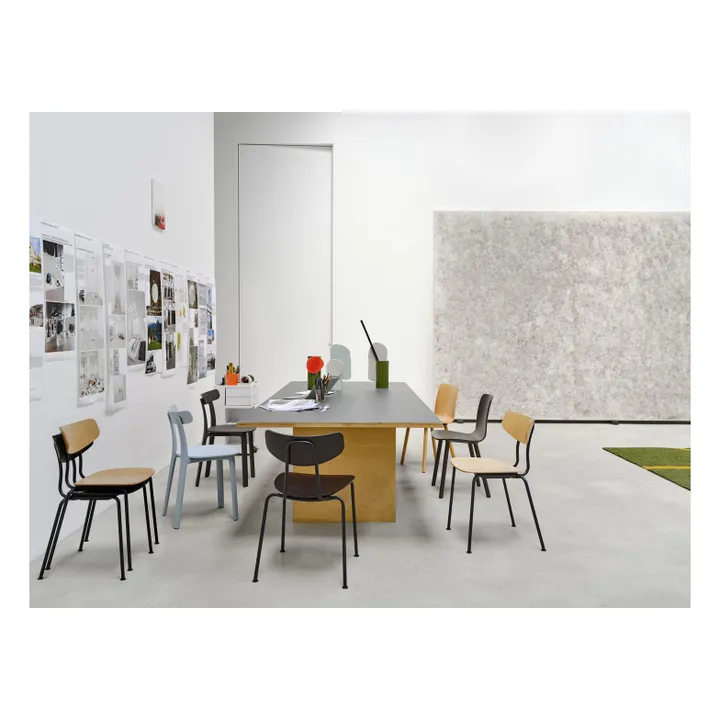 Vitra Chaise Morrisson All plastic | Gris bleuté