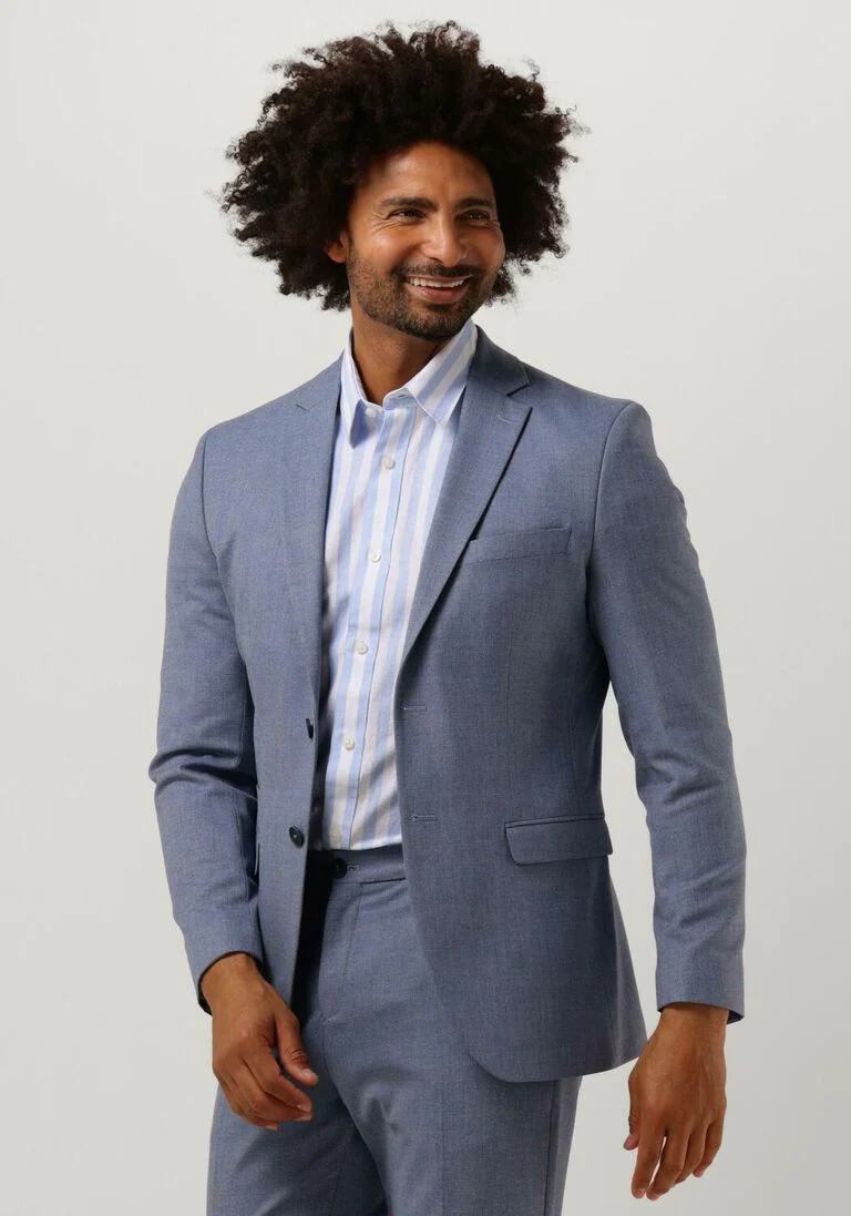 SELECTED HOMME lichtblauwe selected homme colbert slhslim-timeliam lt blu struc blz flex b
