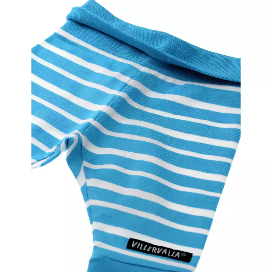 Villervalla Hose Stripes meeresblau