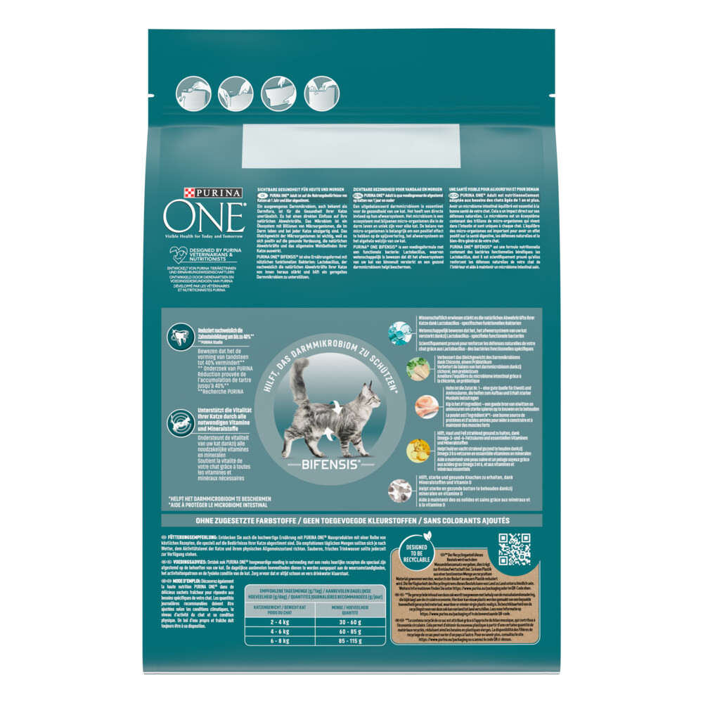 Purina ONE Adult Kip - Volkoren Granen3 kg