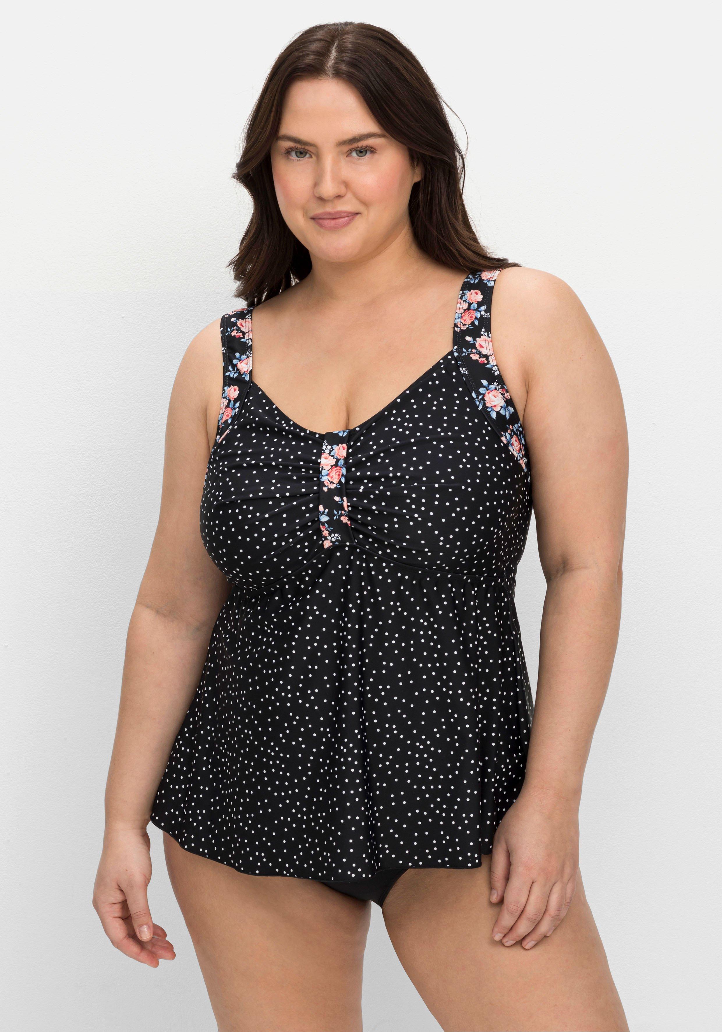 Set aus Tankini-Top und Hose, im Mustermix