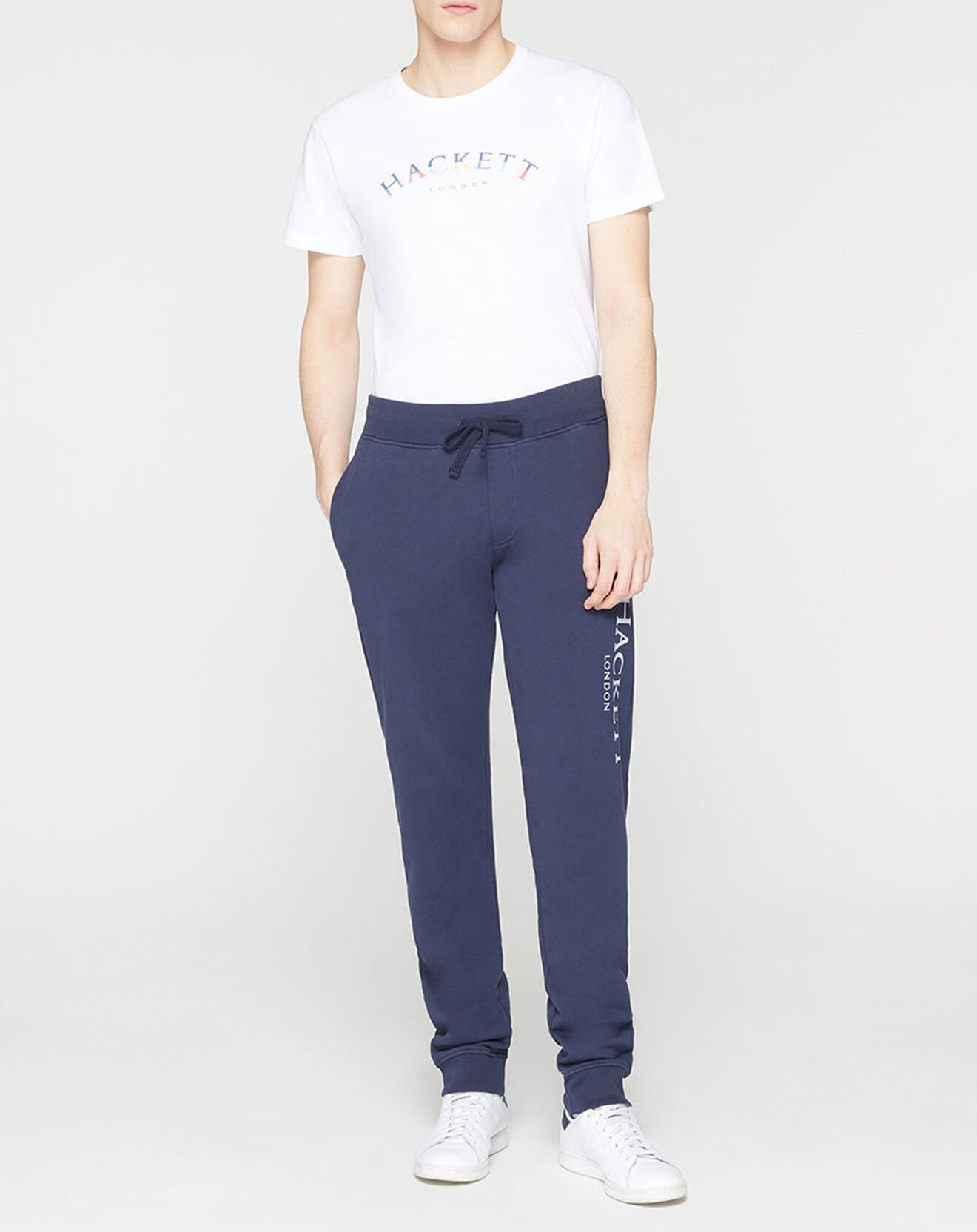 Hackett London Jogging Droit Uni bleu marine