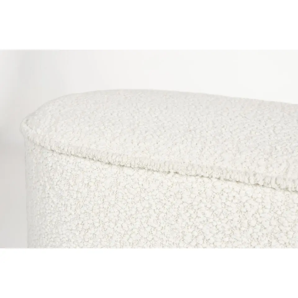 Housecraft Marcos Bankje Bouclé Wit