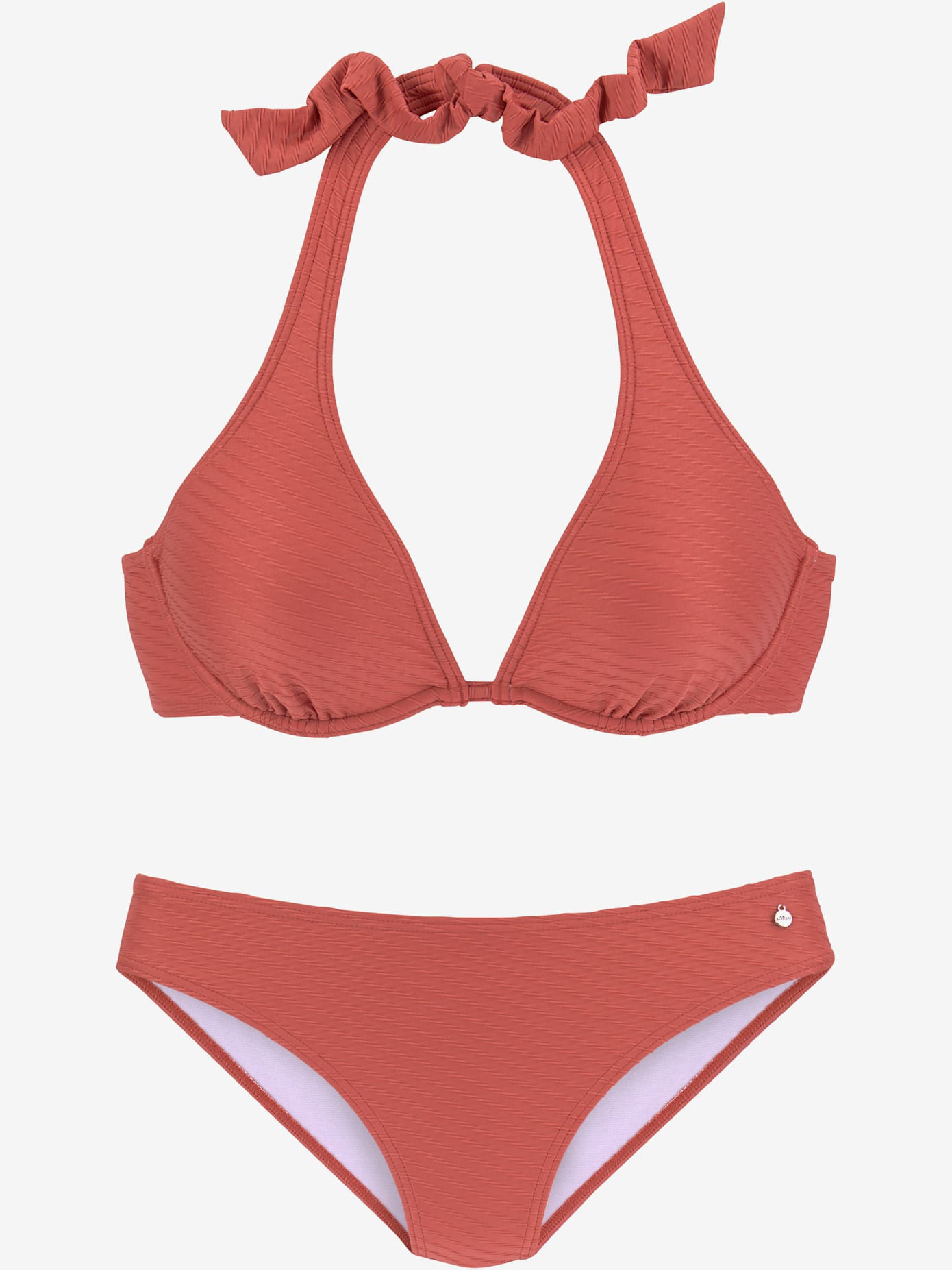 Maillot de bain à armatures matière structurée tendance