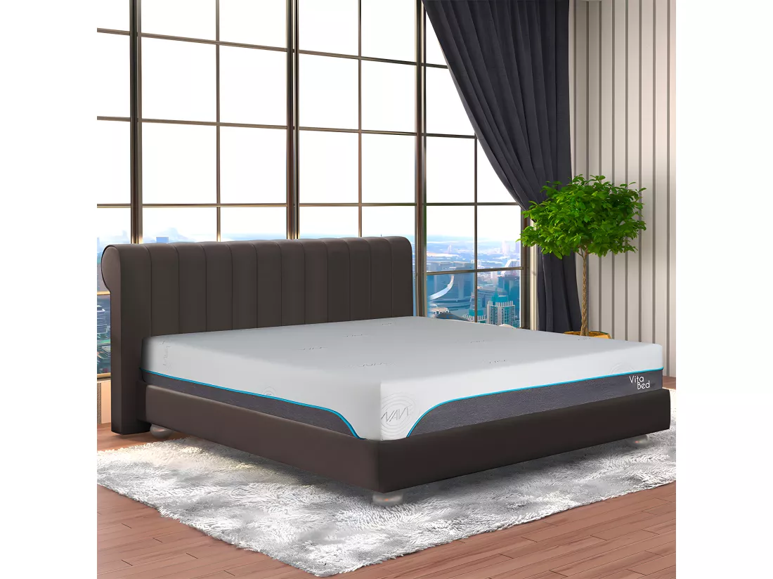OLYMPE LITERIE | Matelas VITALIOS 160x200 cm | Mousse avec mémoire de forme