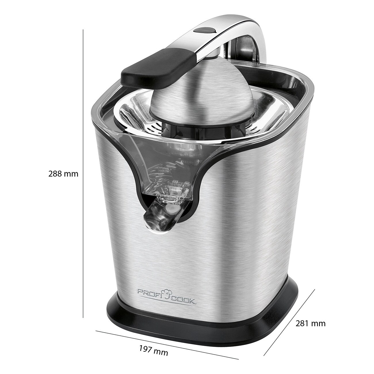 ProfiCook PC-ZP 1154 silber Entsafter