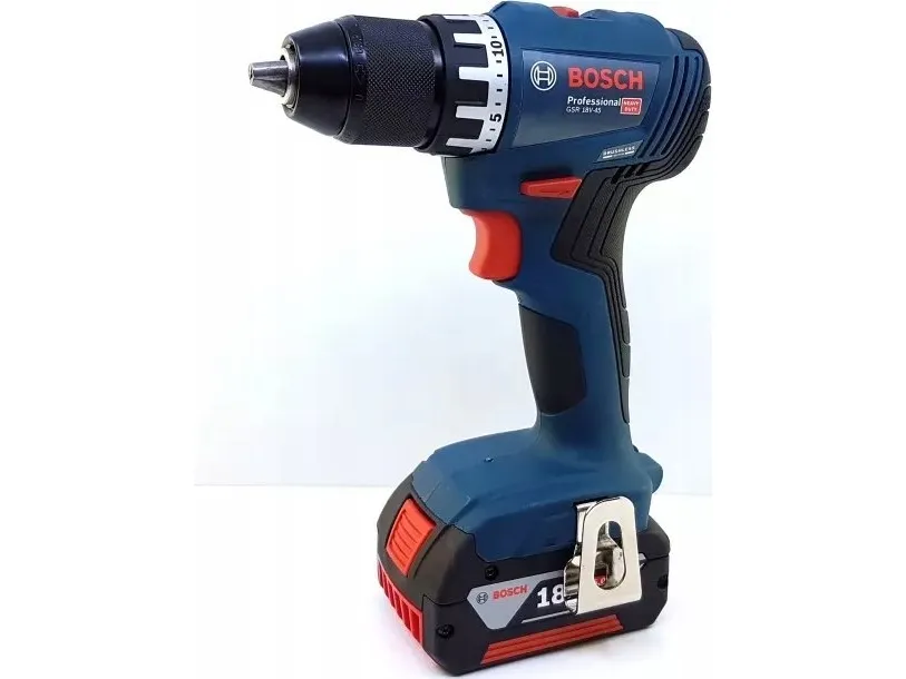 Bosch BORE-/SKRUEMASKINE GSR 18V-45 2X3,0AH LB - SOLO