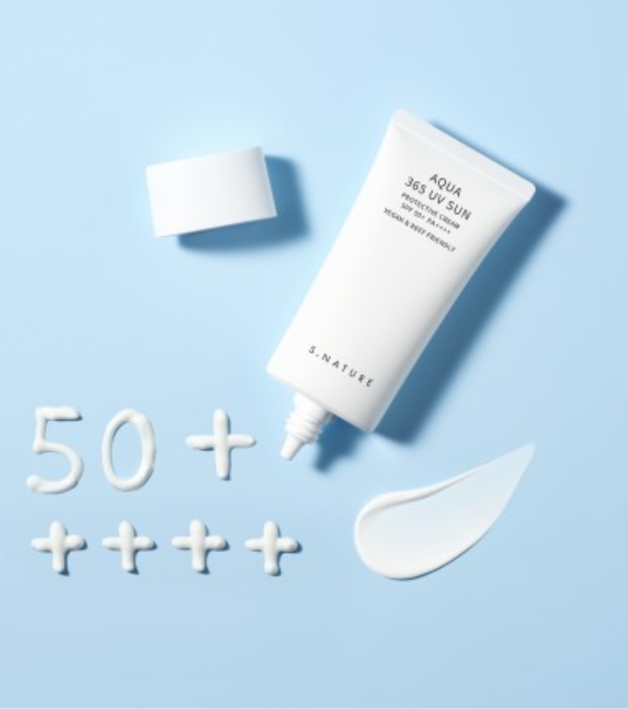 S. Nature - Protetor solar facial ultraleve SPF50+ PA++++ Aqua 365