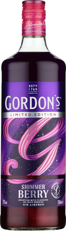 GORDON'S SHIMMER BERRY GIN 70CL