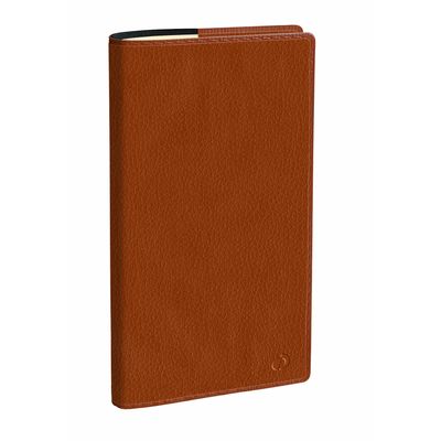 Agenda Marlow Italnote avec répertoire - 1 semaine sur 2 pages - 8,8 x 17 cm - camel - Quo Vadis