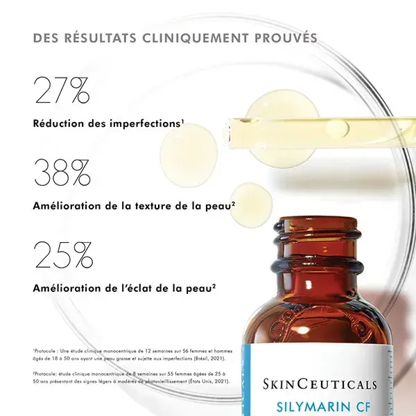 Sérum Antioxidante Silimarina CF Anti-Rugas e Anti-Imperfeições SkinCeuticals 30ml