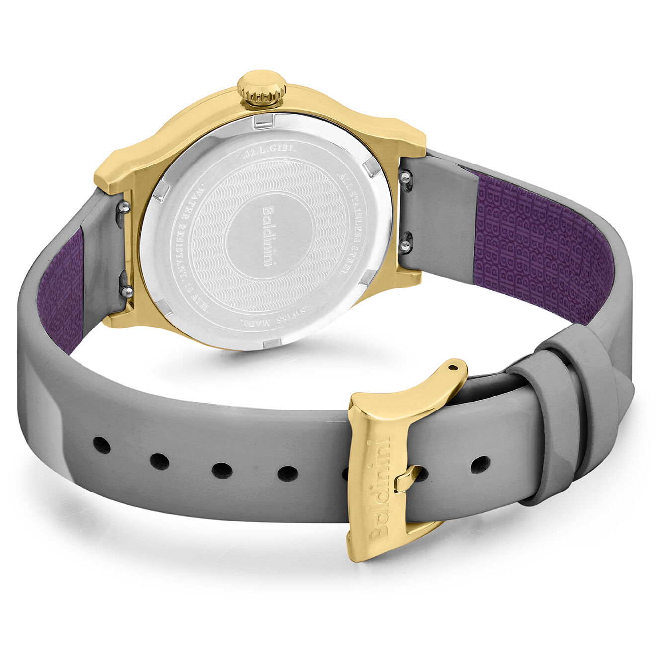 Baldinini Montre Femme en Cuir Gibi grise