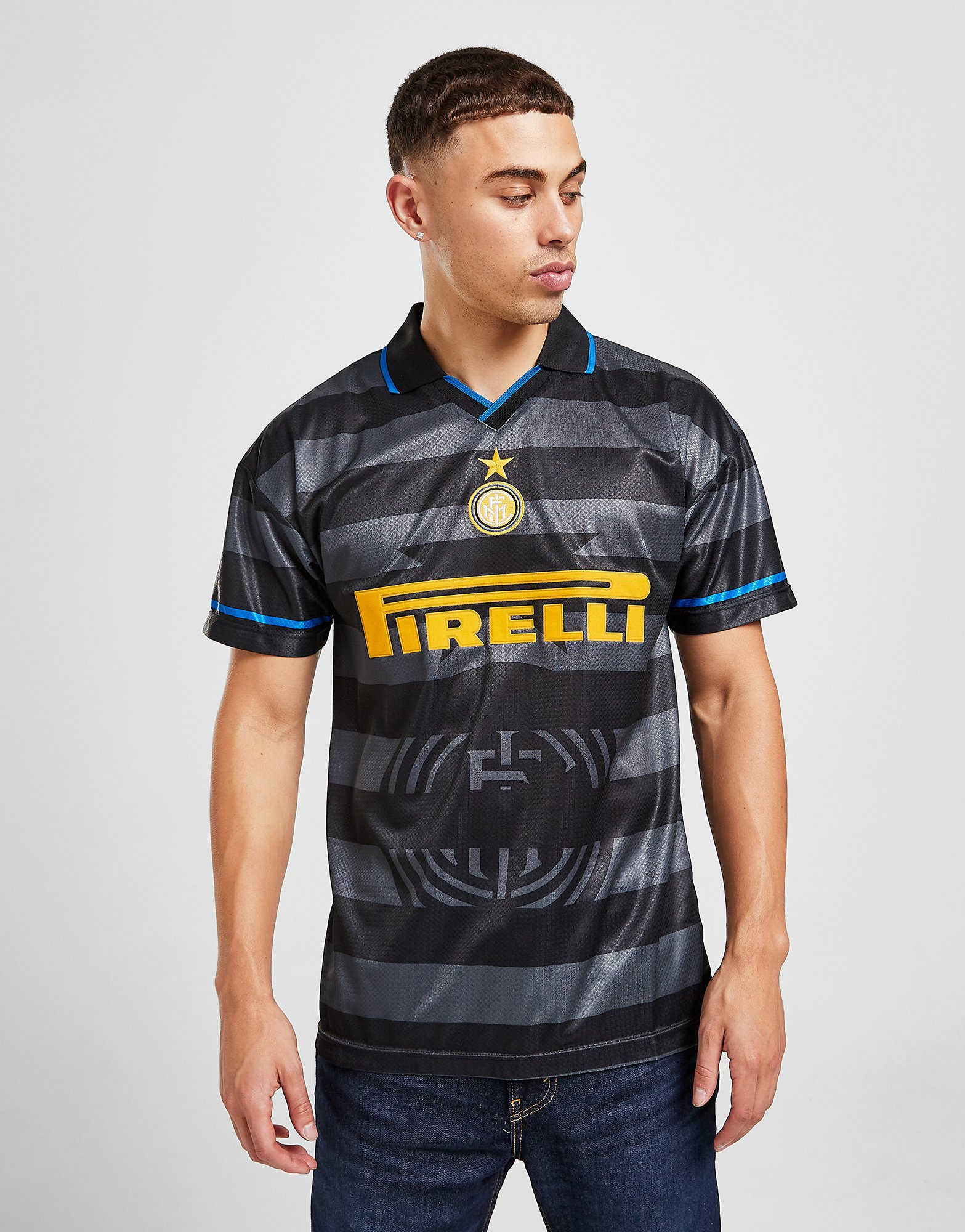 Score Draw Maillot Inter Milan '98 Rétro Match Extérieur