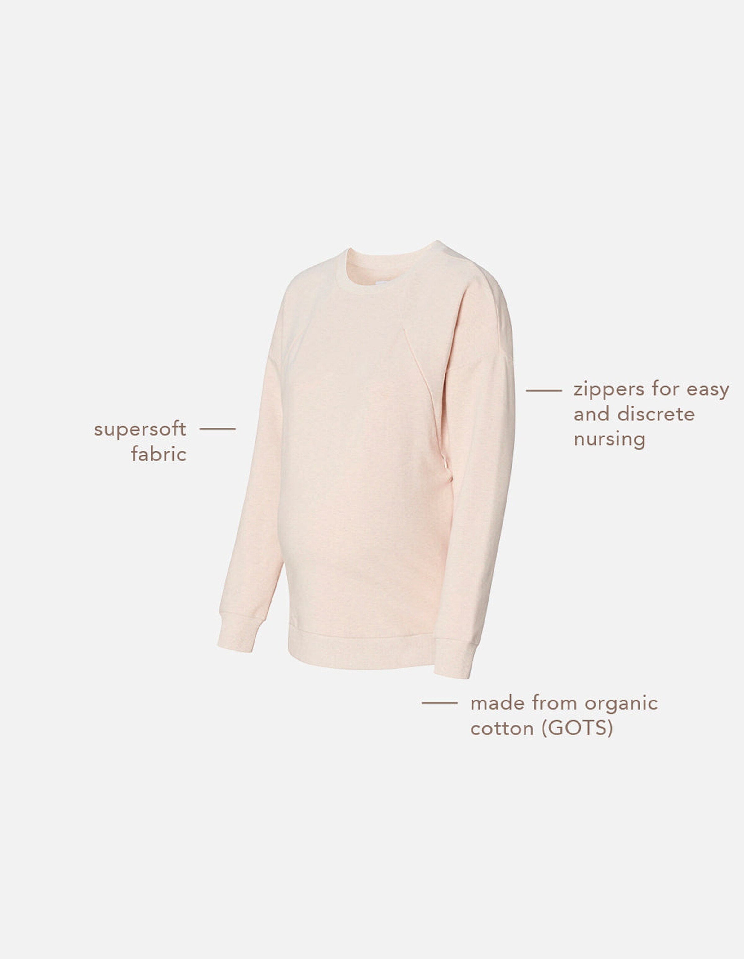 Noppies Still-Pullover Lesy Oatmeal