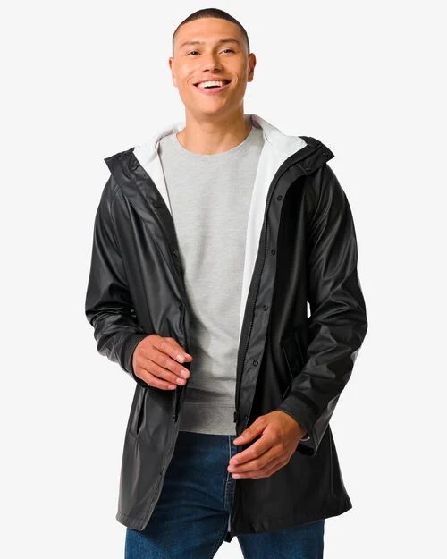 manteau imperméable noir