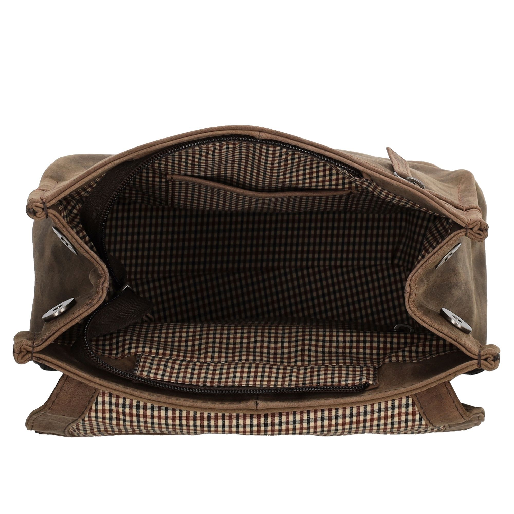 Hide & Stitches Idaho Rugzak Donkerbruin
