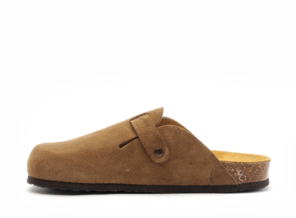 Plakton mules et sabots plats femme blog 181539 marron