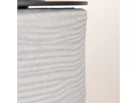 Brasero de jardin cheminée au bioéthanol pour intérieur et extérieur RAFFAELLO Corda Beige d.35 x h55