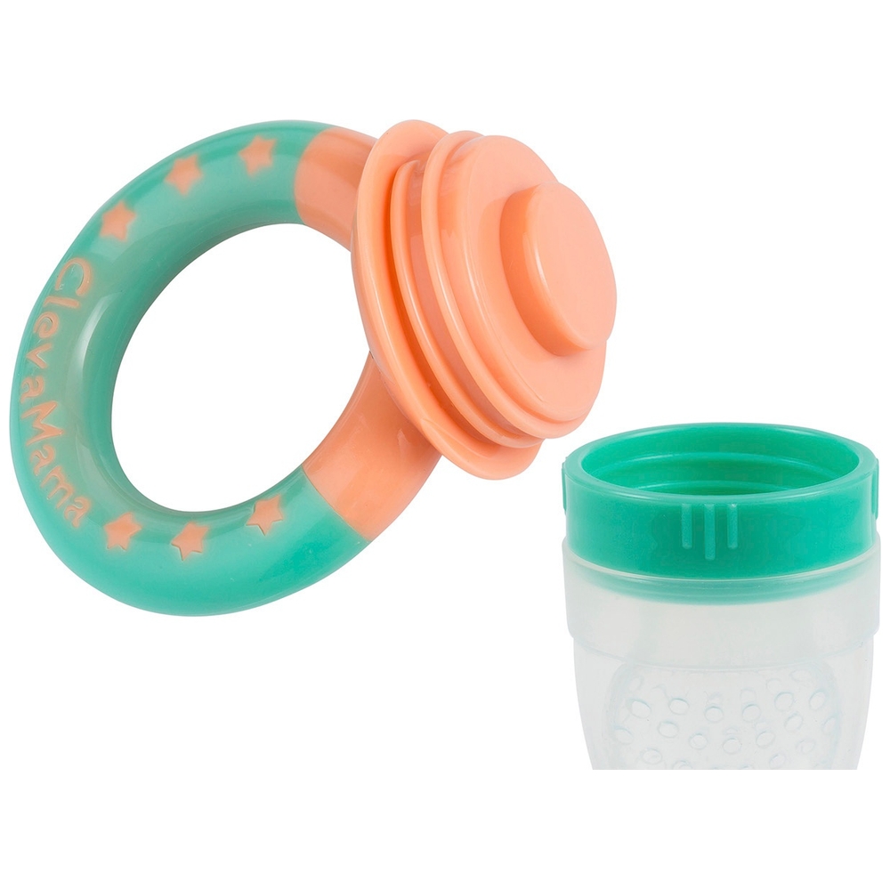 ClevaMama ClevaFeed Baby-Fruchtsauger mit zusätzlichem Sauger