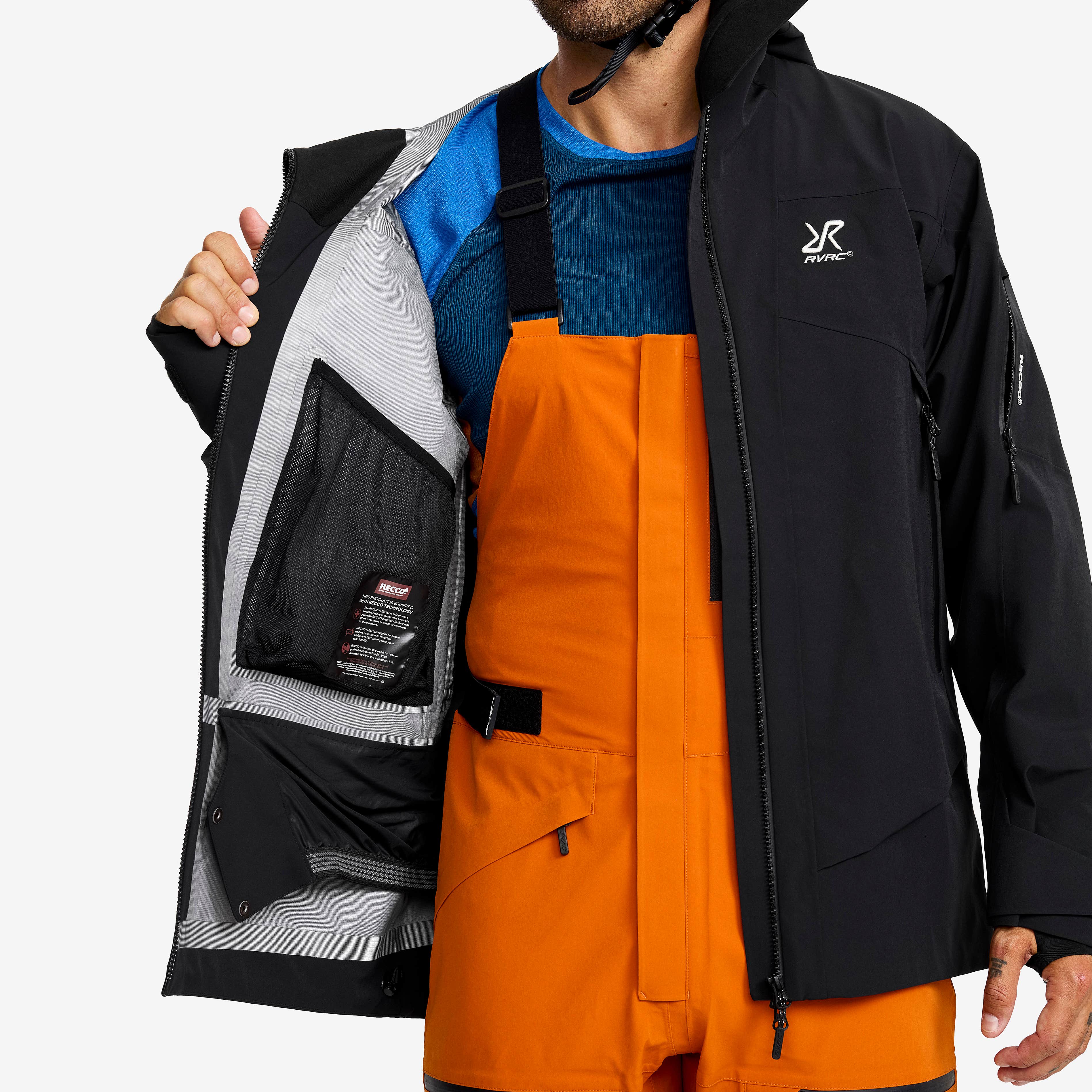 Atlas 3L Ski Jacket Herre Black