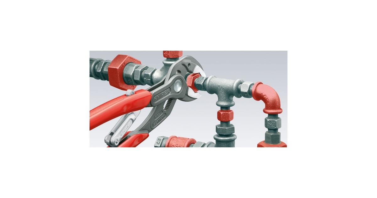 KNIPEXSmartGrip waterpomptang 8501250 zweedse- / waterpomp-tang  (Rood)