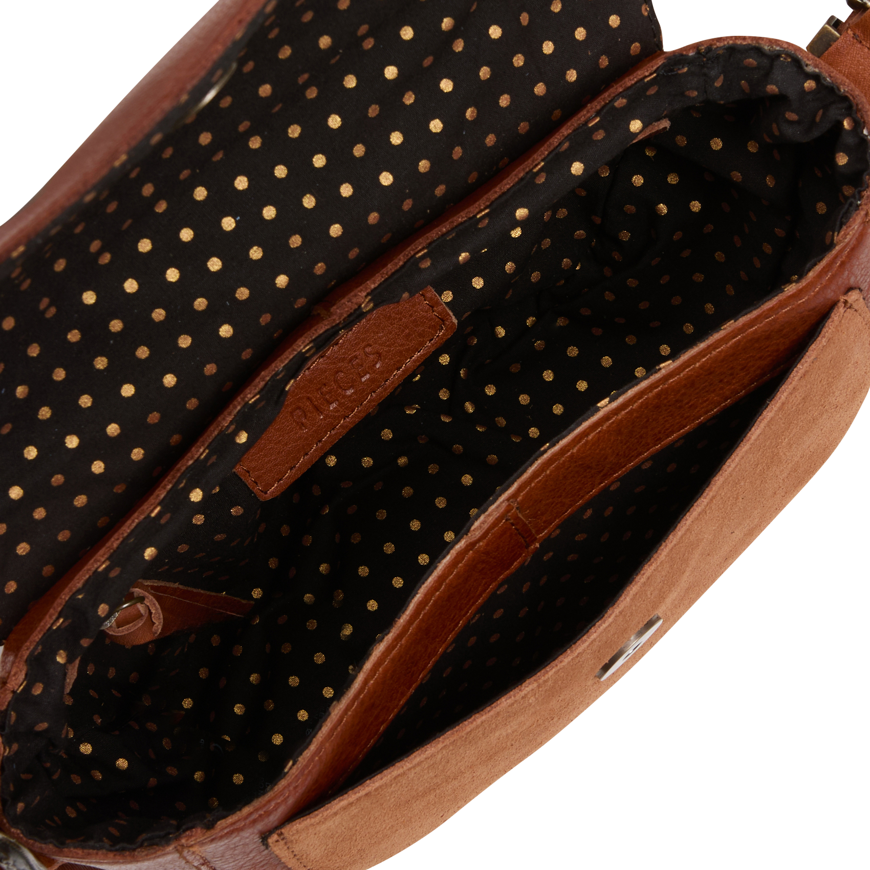 NADI - Sac bandoulière en cuir velours | Marron