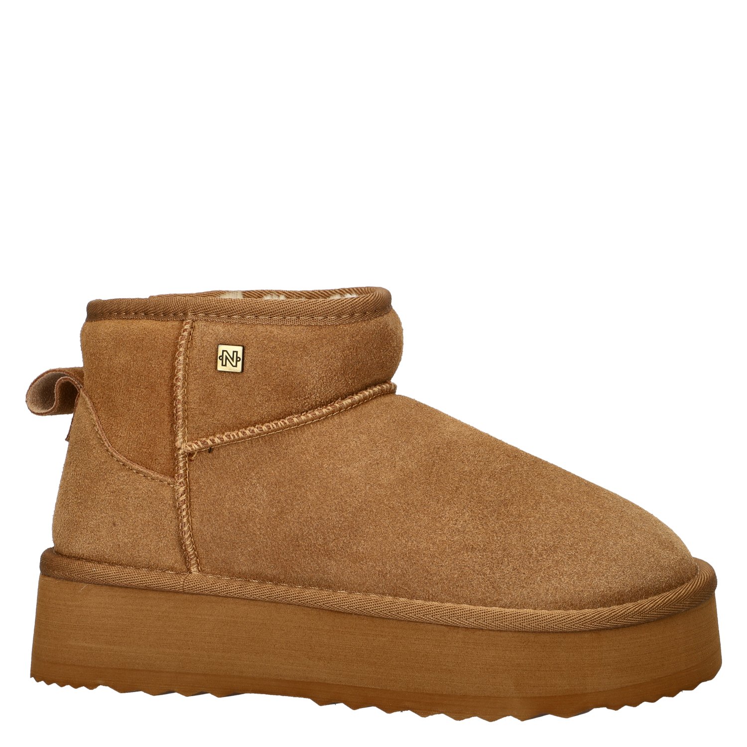 dames gevoerde boot Nelson Cognac