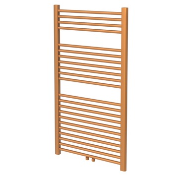 Haceka designradiator Gobi koper structuur 565 Watt 110x59 cm