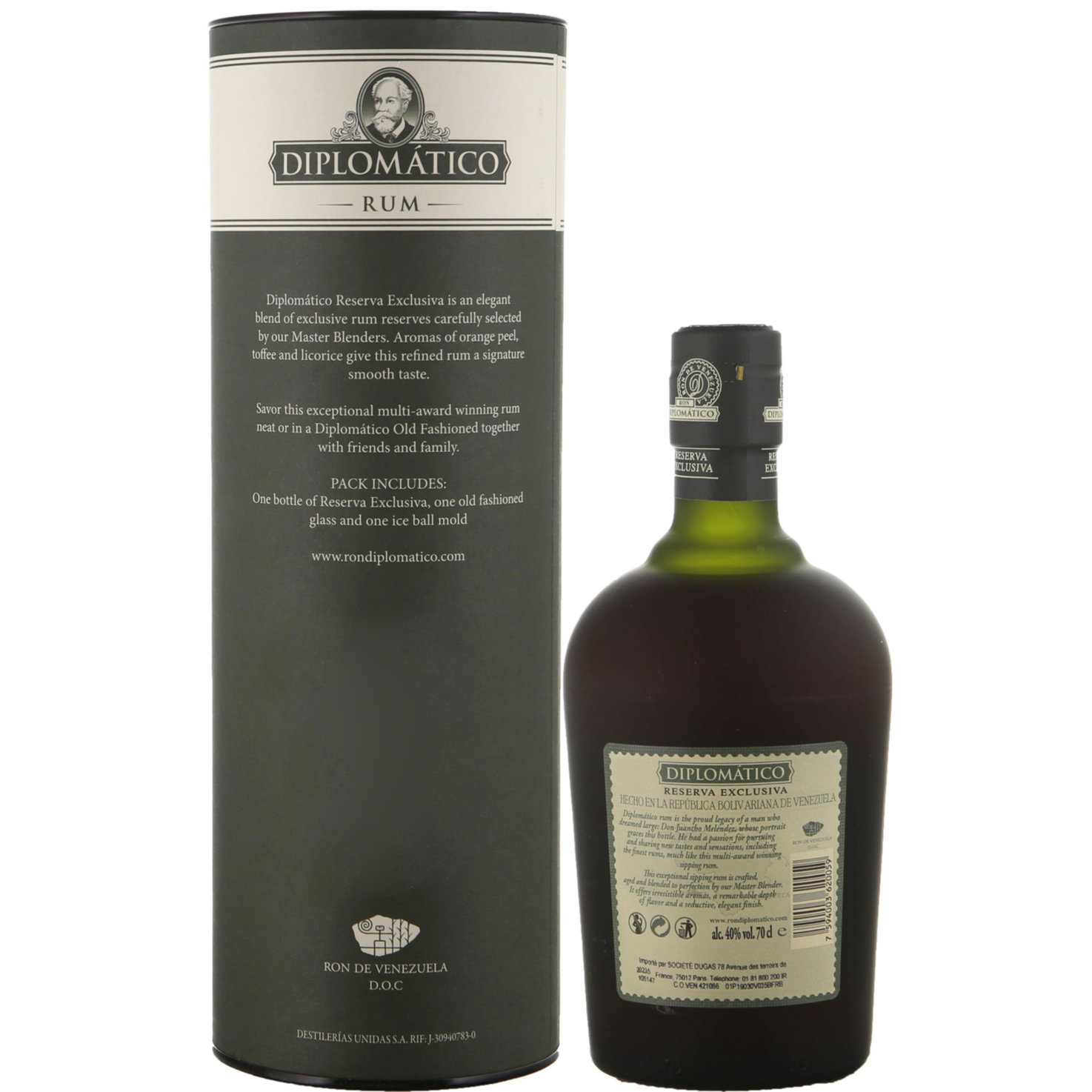 Ron Diplomatico Exclusiva 12 Years -70cl