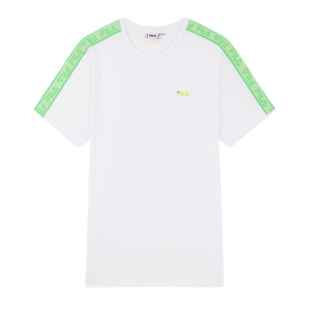 Fila T-shirt Blanc/Vert Homme Fila Gaston
