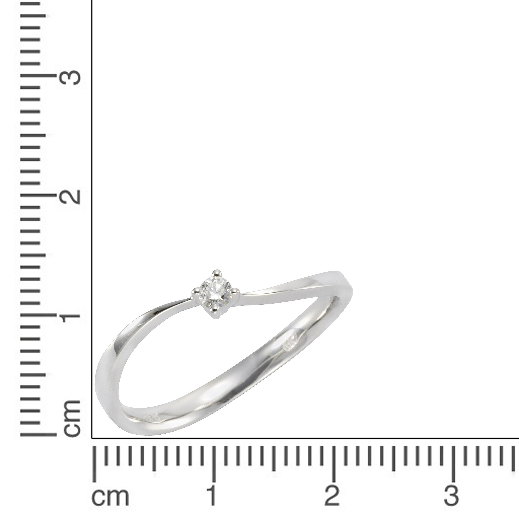 Orolino Ring Gold 585 mit Brillant 0,07ct.