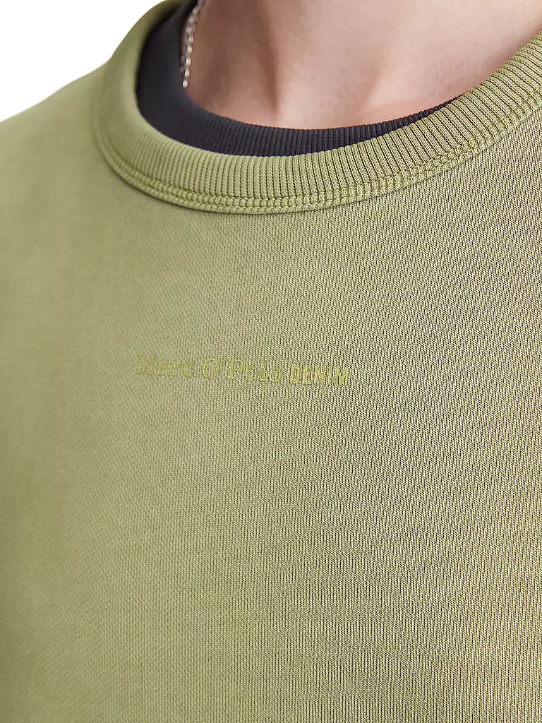 MARC O' POLO DENIM Sweater Oversized Fit grün