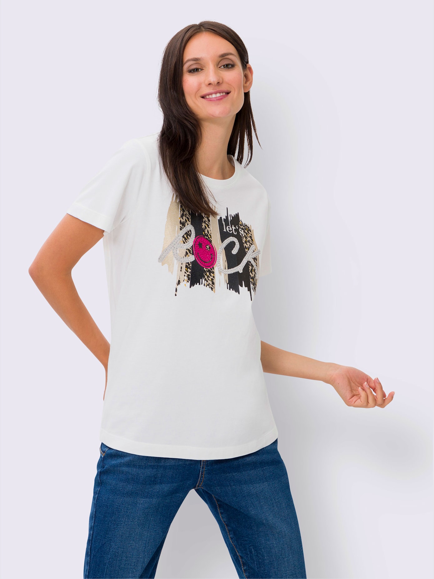 T-shirt motif imprimé