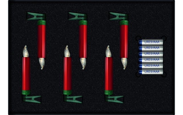 lumix LED-Christbaumkerzen »Lumix LED SuperLight Mini« 6 Stk.-flammig