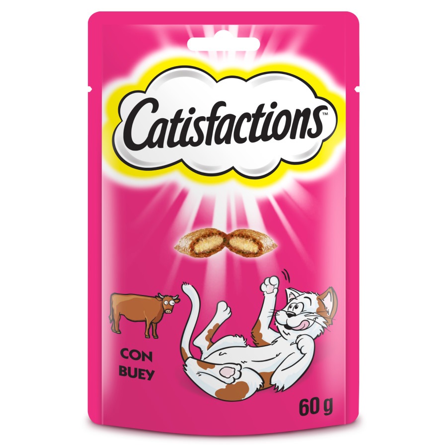 Catisfactions Petiscos de Boi para Gatos