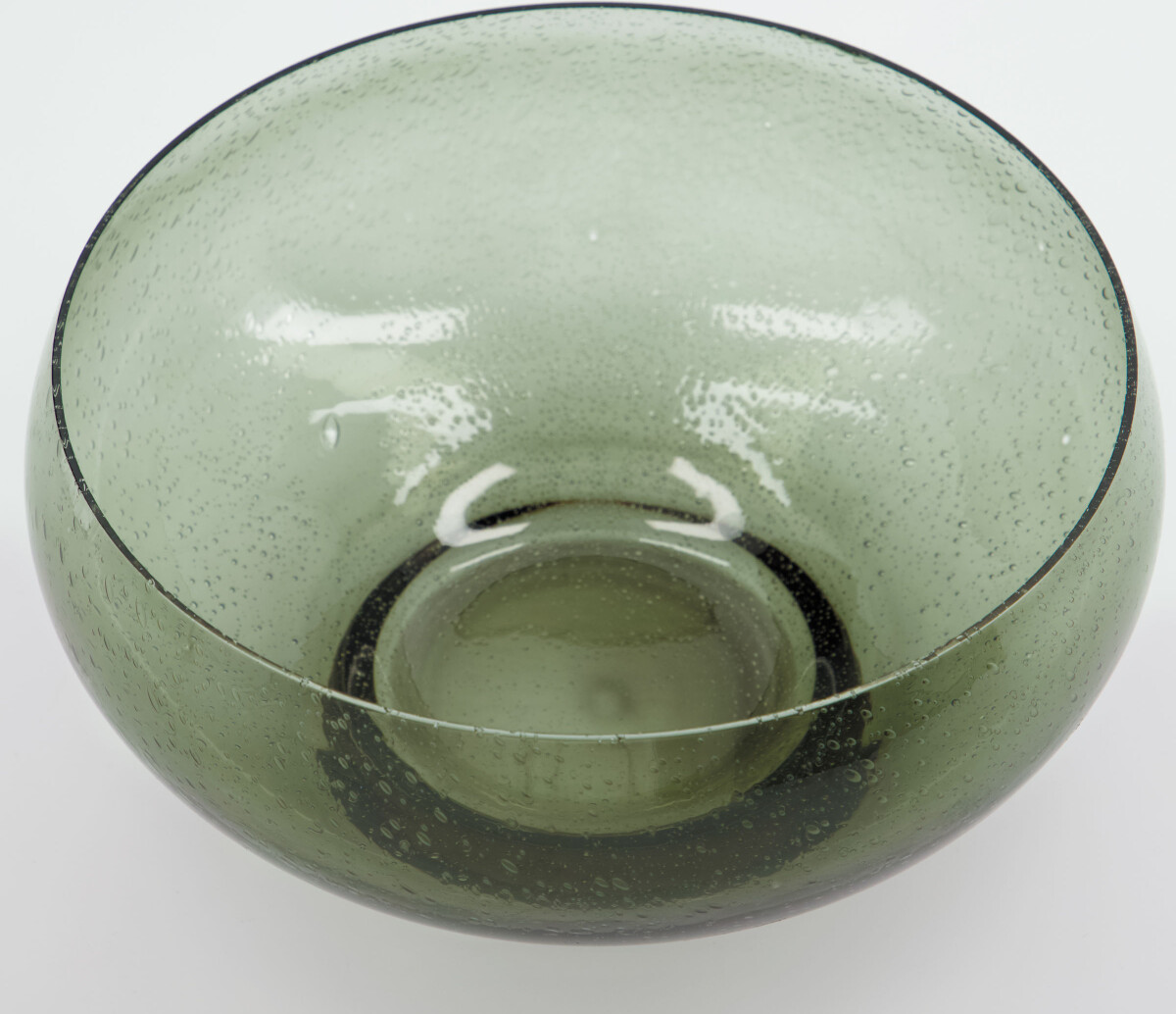 House Doctor - Skål - Rain - Glas - Grøn - Ø 18 CM