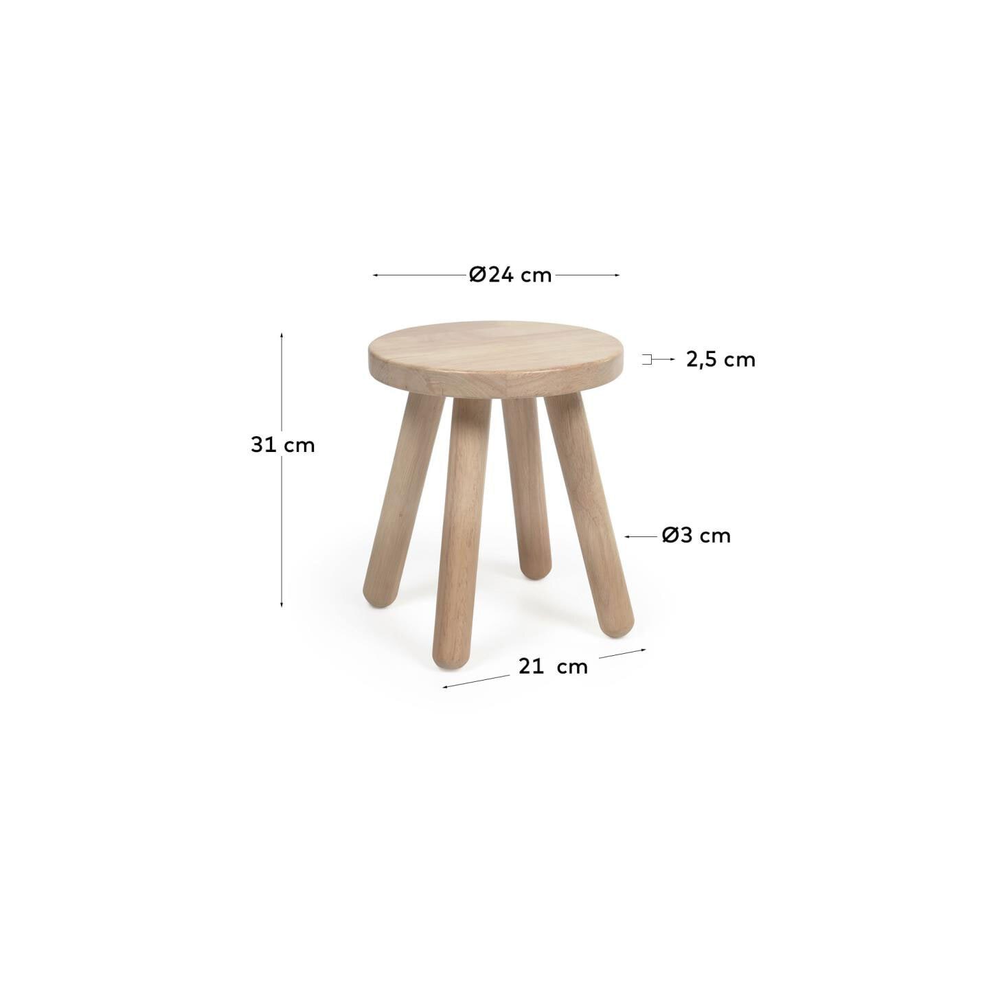 Kave Home Kinderhocker DILCIA Natural