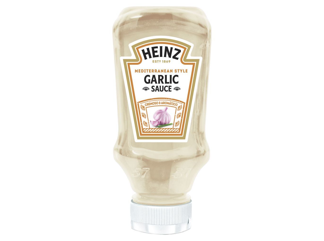 MOLHO HEINZ ALHO TOP DOWN 220ML