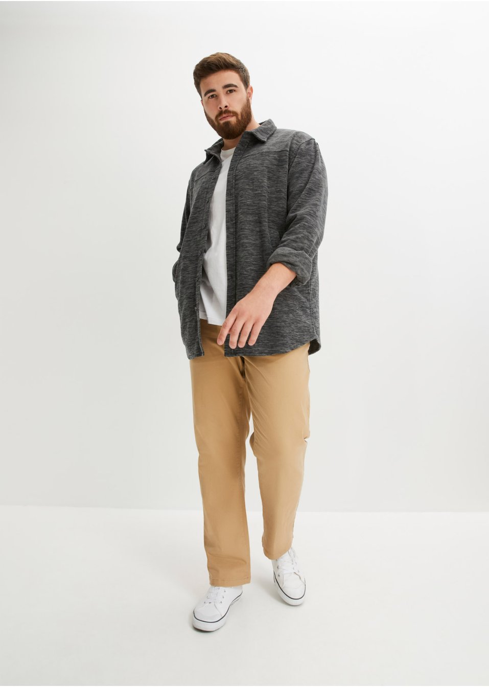 Chemise manches longues en polaire