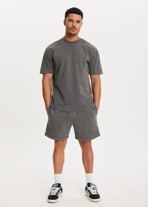 Oversized t-shirt atelier antraciet (ANTRA)