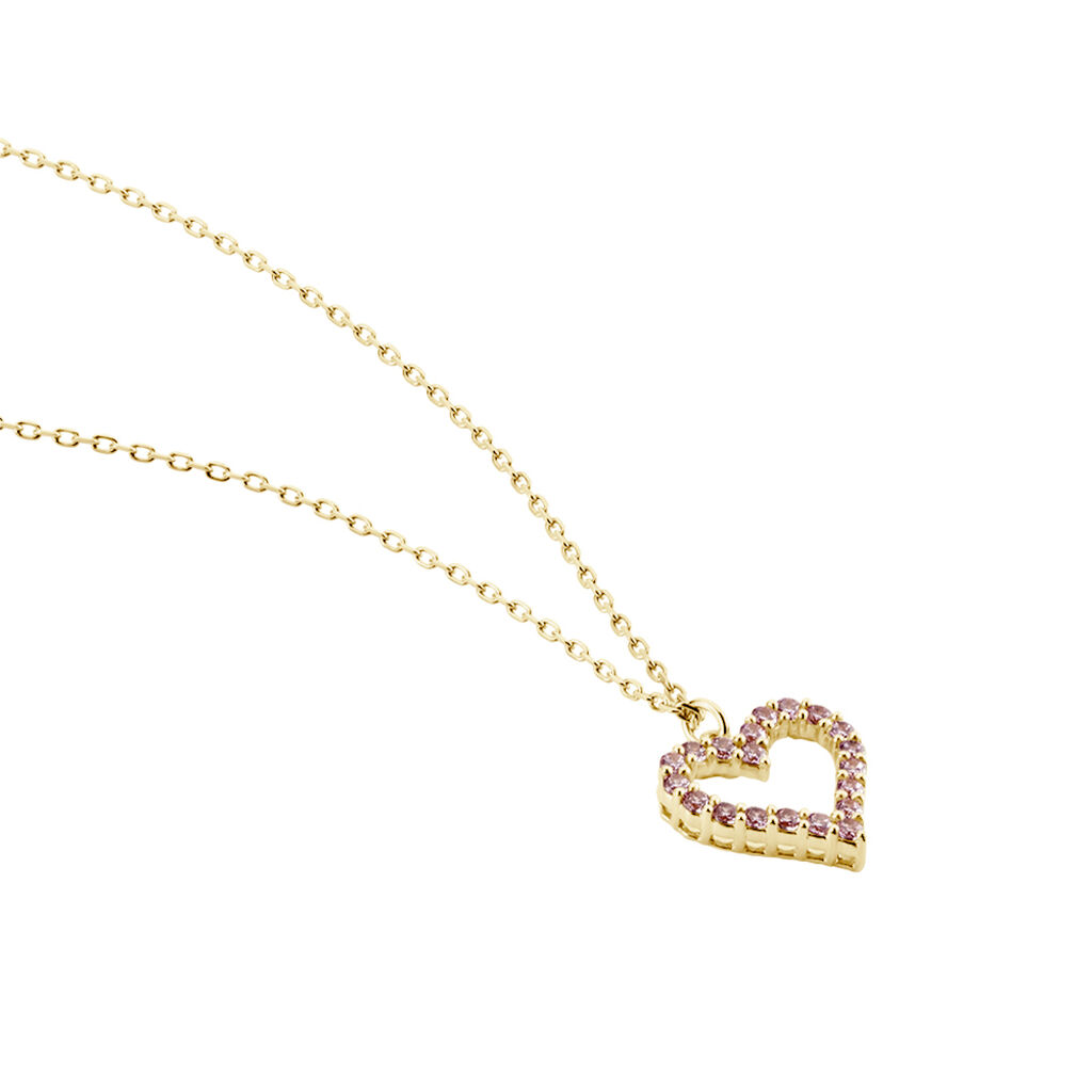 Collier Plaqué Or Jaune Fae Oxydes De Zirconium