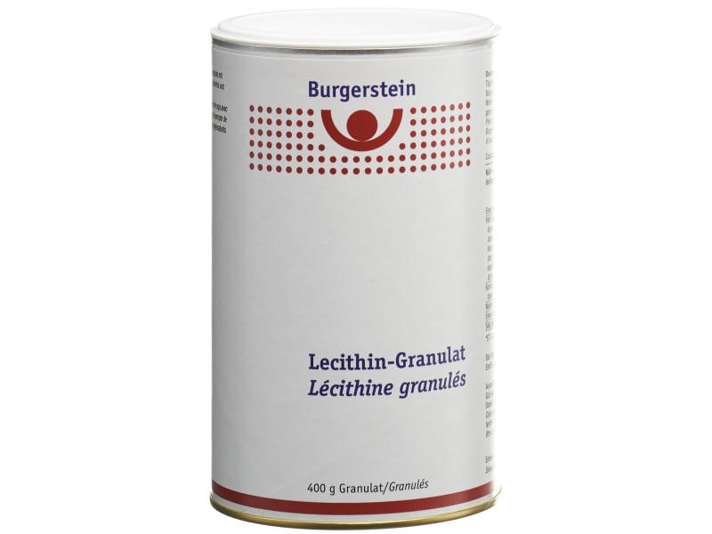 Burgerstein Lecithin-Granulat 400 g Veganes Granulat zur Nahrungsergänzung mit Sonnenblumenlecithin