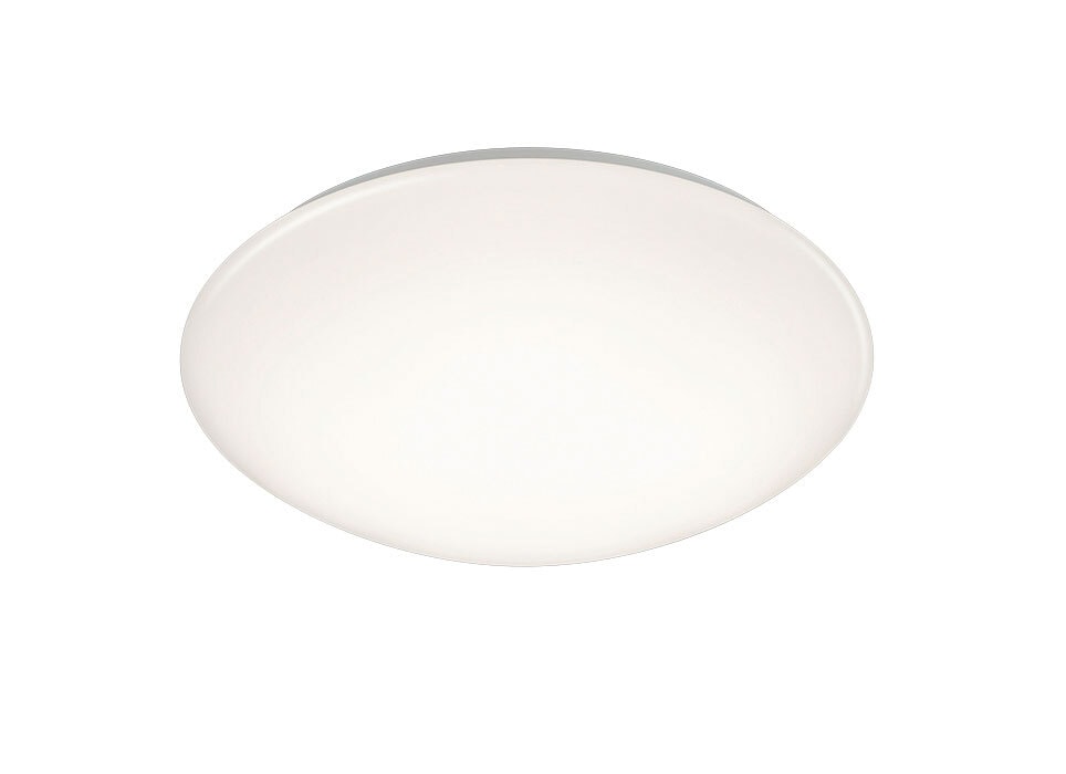 Paolo Deckenleuchte weiß 686014001, D/H: 37/8,5 cm, Kunststoff, Textil