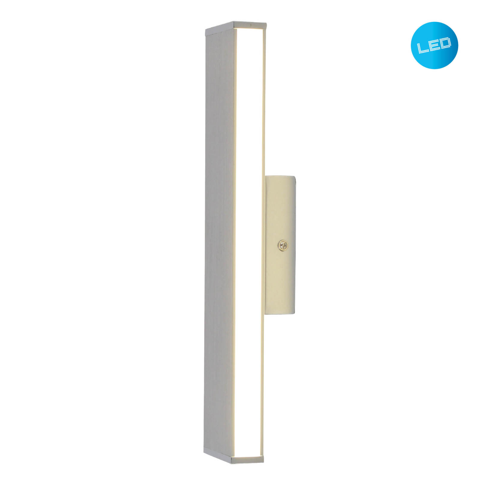 LED-Wandleuchte DUBAI - chromfarben - 31,6 cm