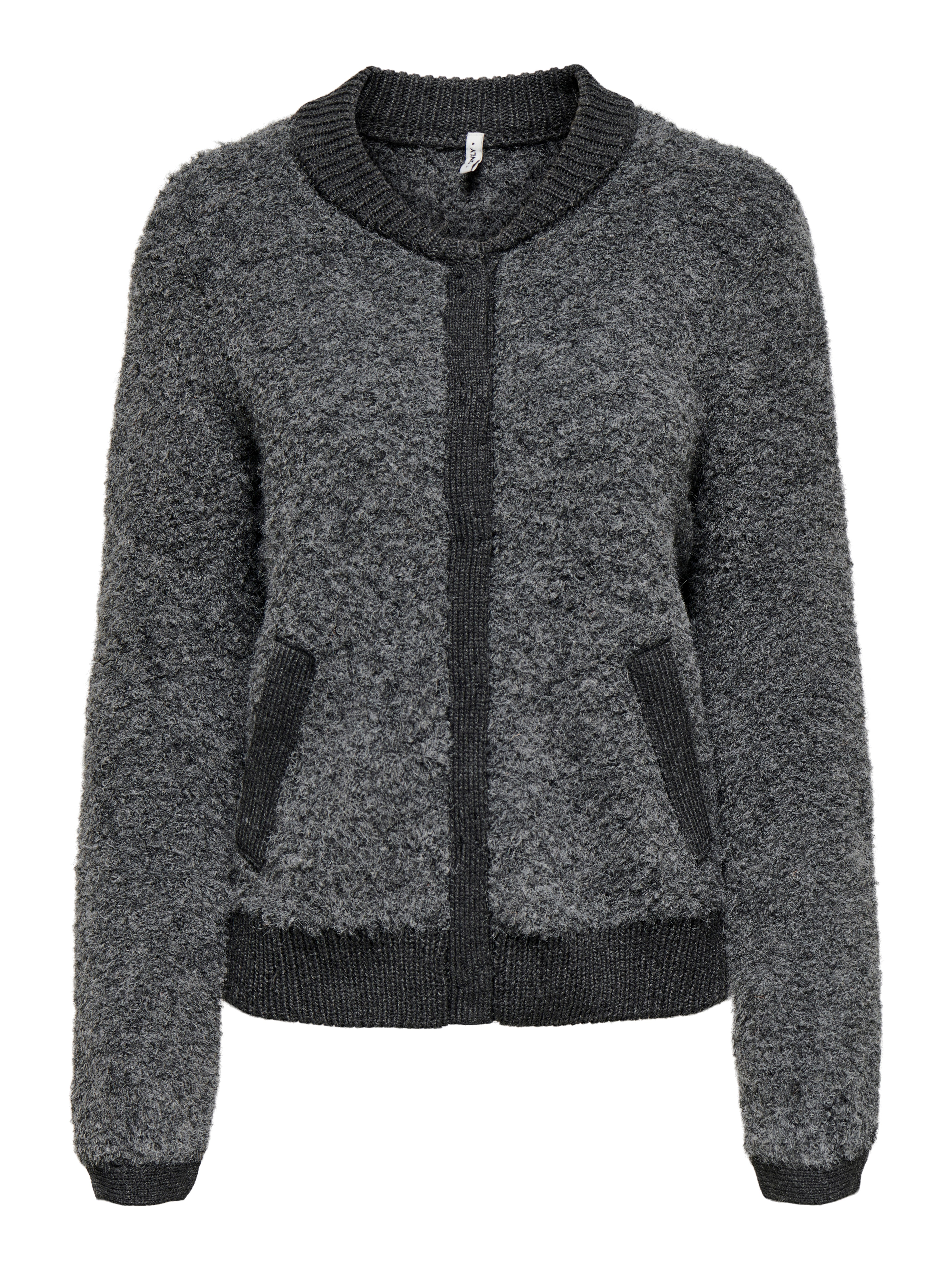 ONLCLEO Strickjacke Dark Grey Melange