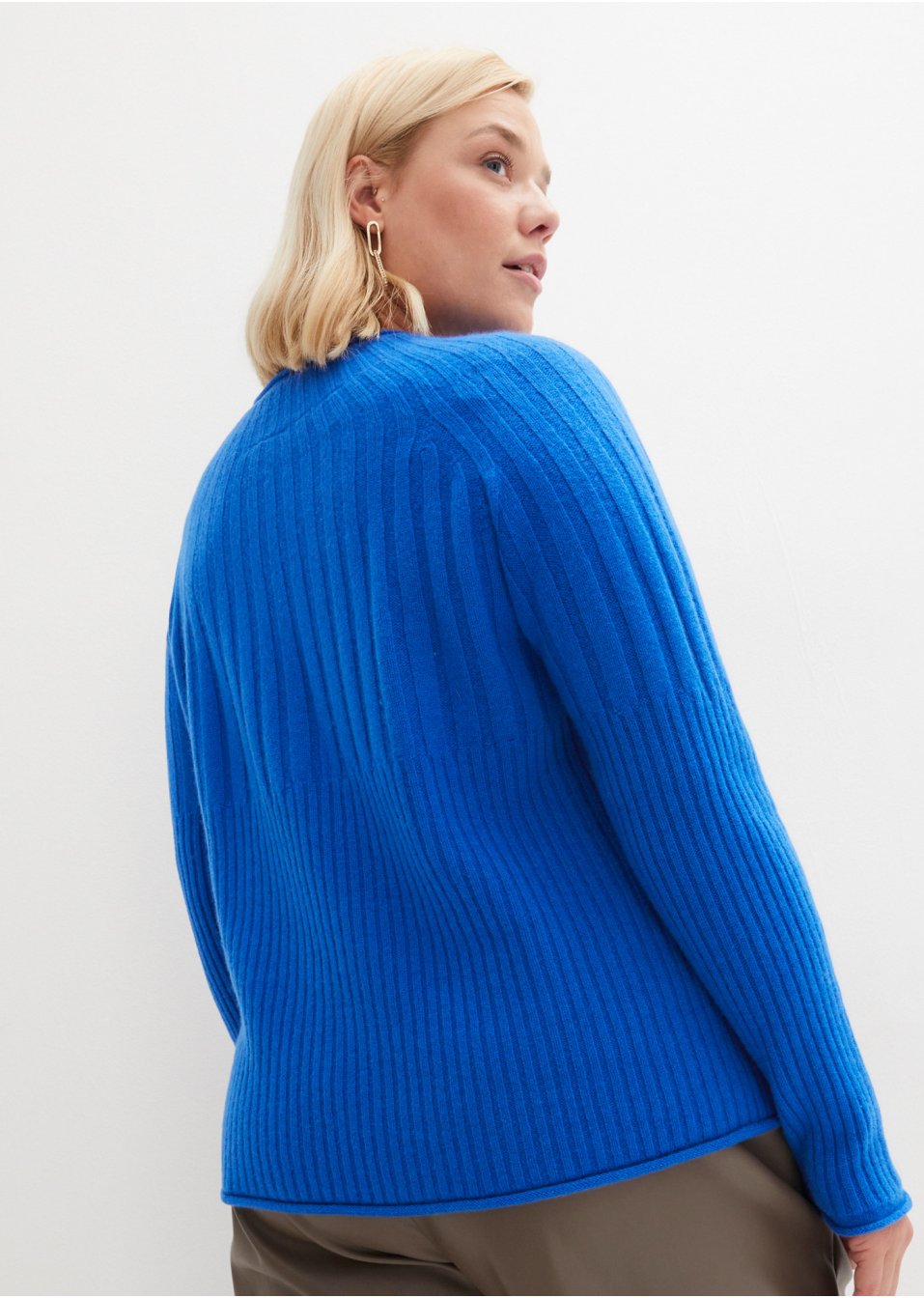 Pull en laine avec teneur en Good Cashmere Standard®