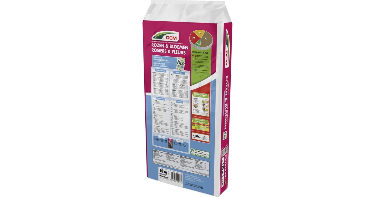 DCMMeststof Rozen & Bloemen 10 kg  (Tot 125 m²)