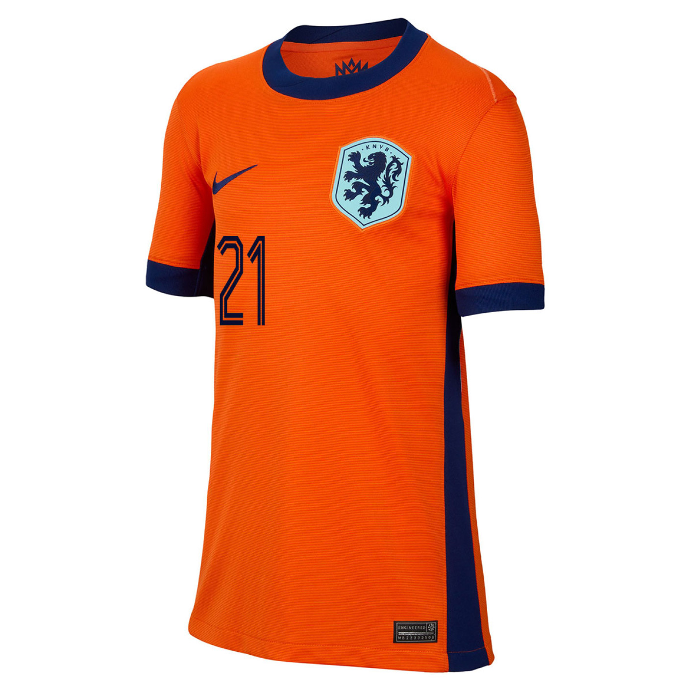 Nike Nederland F. de Jong 21 Thuisshirt 2024-2026 Kids