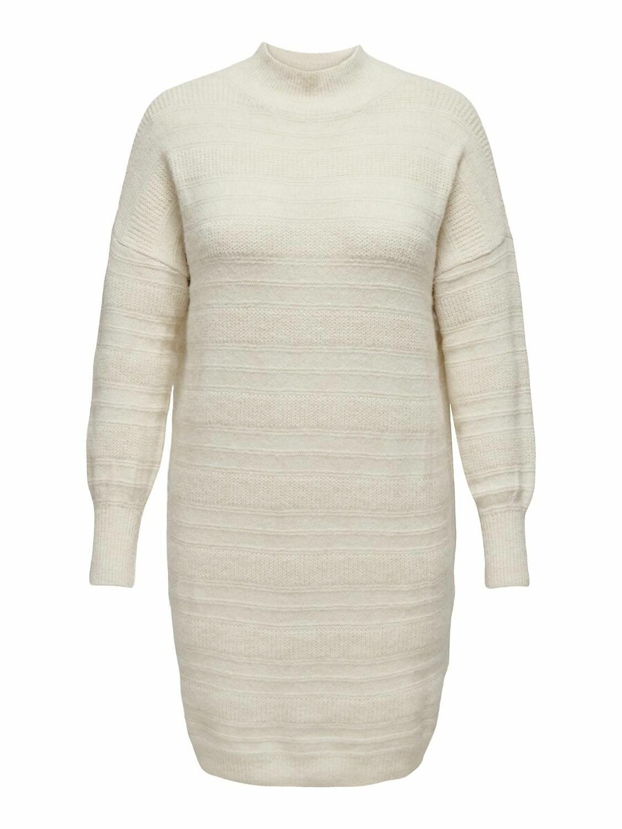 SOMENTE CARMAKOMA<br>Vestido de malha com gola alta